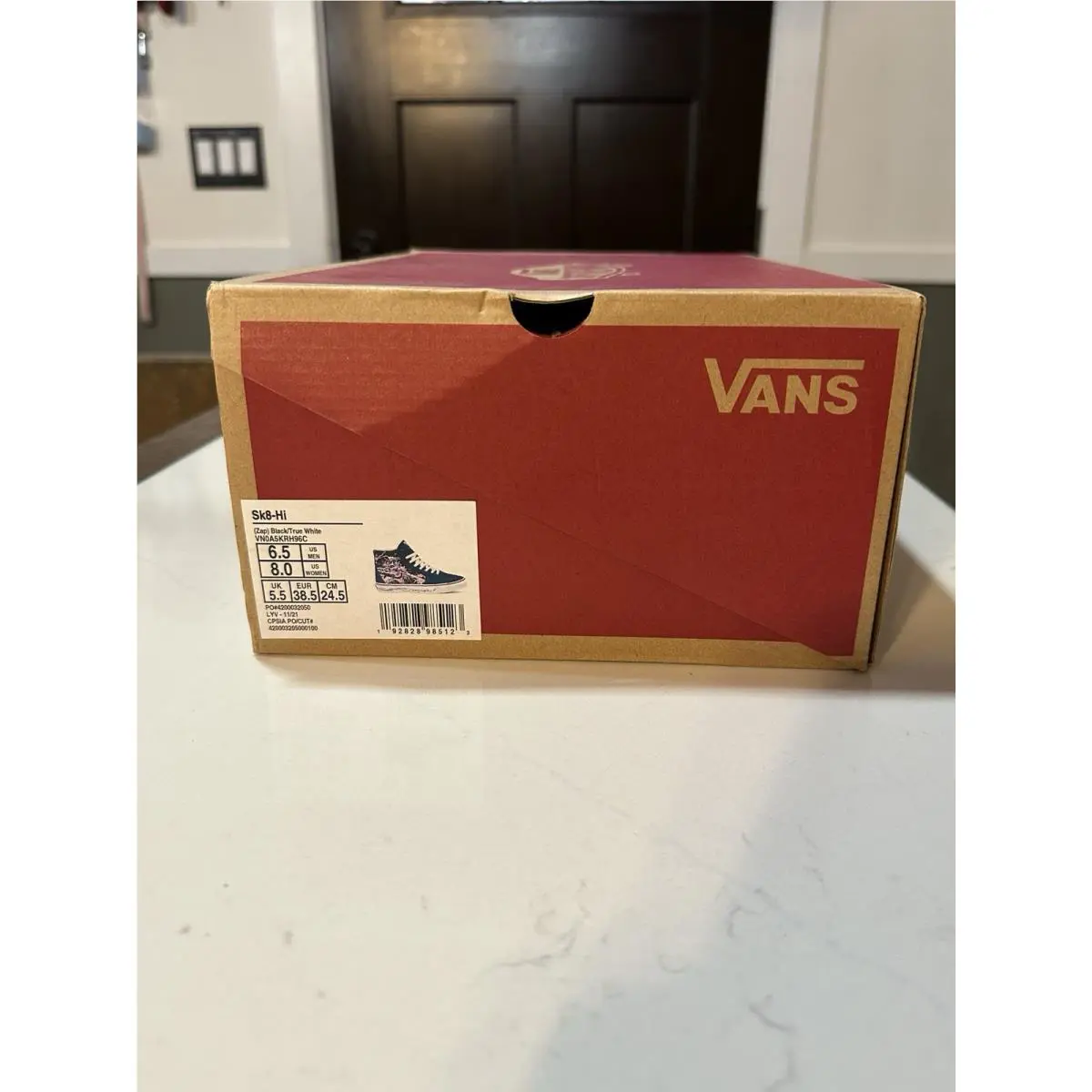 Vans shoes - VANS Sk8-Hi - VN0A5KRH96C - Black/True White Glow in the Dark (UPC: 192828985123) 12