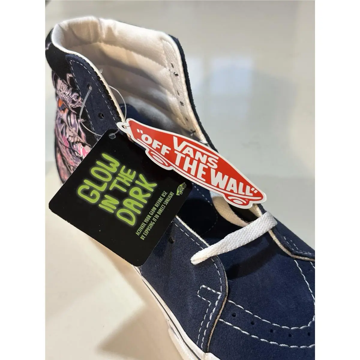 Vans shoes - VANS Sk8-Hi - VN0A5KRH96C - Black/True White Glow in the Dark (UPC: 192828985123) 5