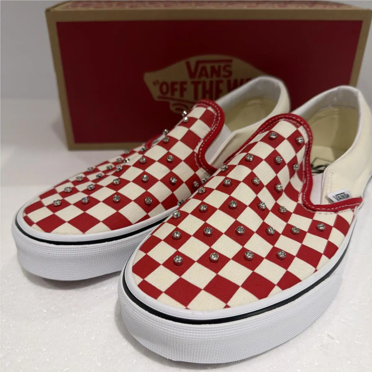 Vans shoes - VANS Slip-On - VN000D6YIZQ - Red 1