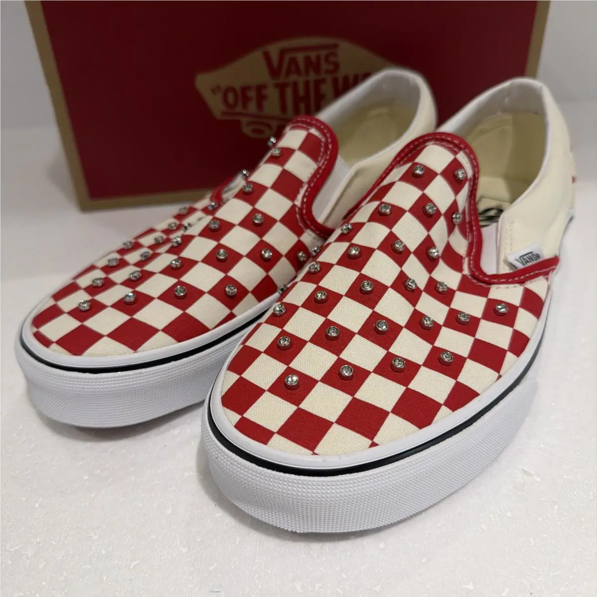 Vans shoes - VANS Slip-On - VN000D6YIZQ - Red 2