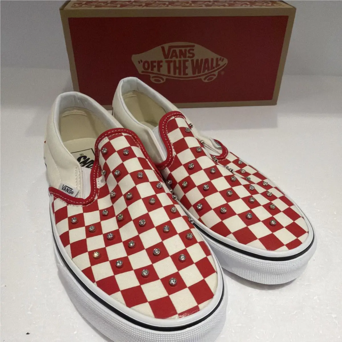 Vans shoes - VANS Slip-On - VN000D6YIZQ - Red 3