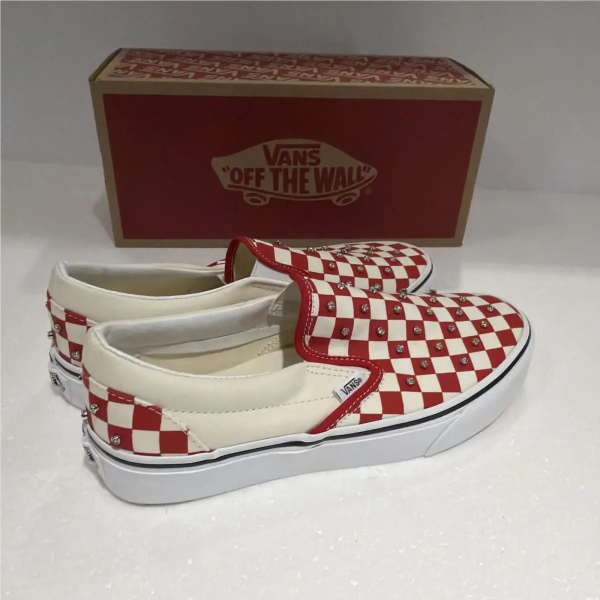 Vans shoes - VANS Slip-On - VN000D6YIZQ - Red 5