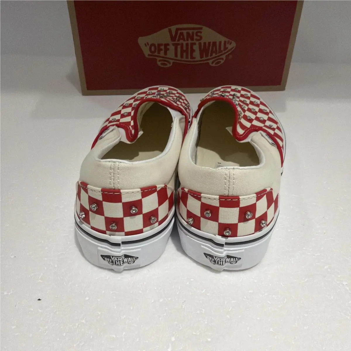 Vans shoes - VANS Slip-On - VN000D6YIZQ - Red 6