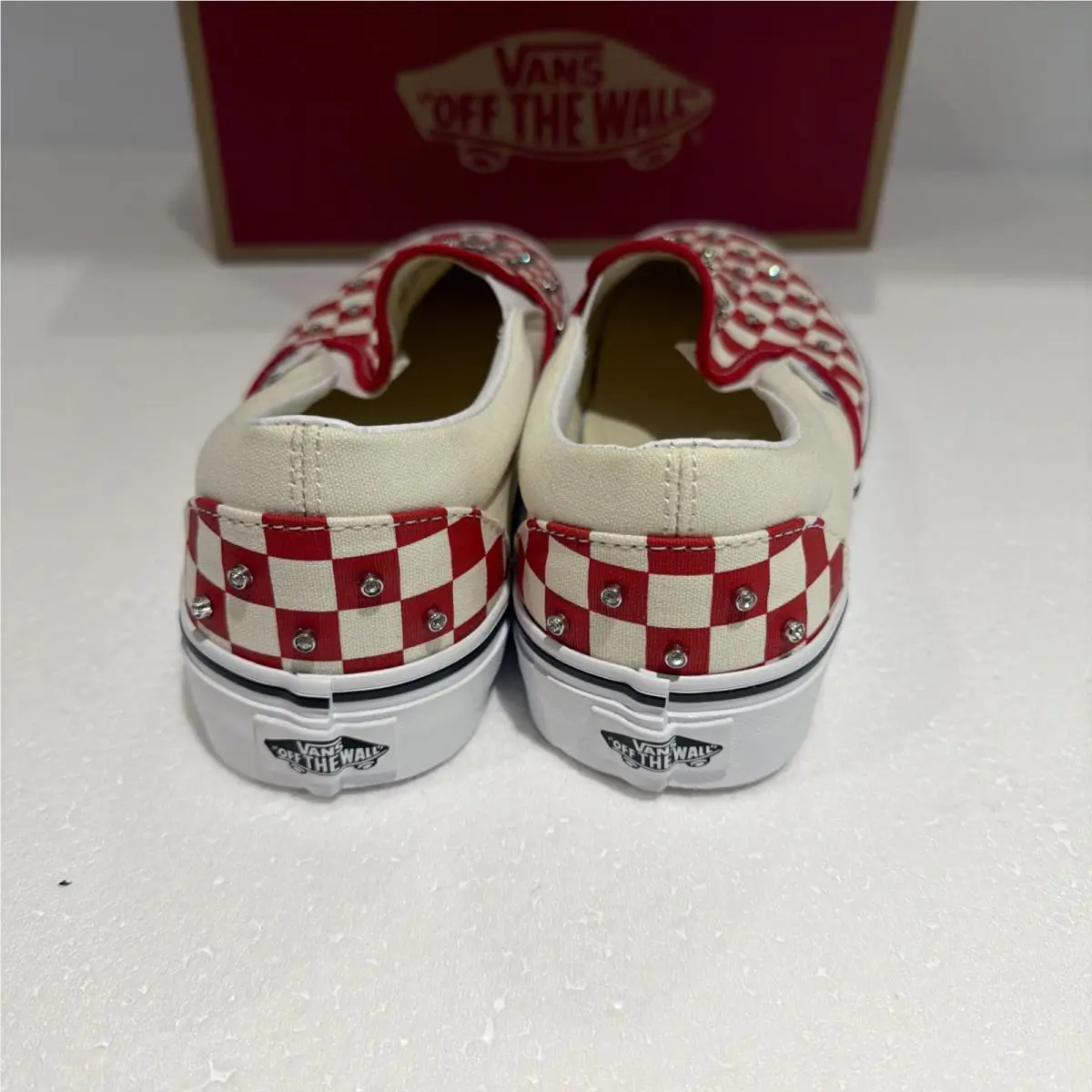 Vans shoes - VANS Slip-On - VN000D6YIZQ - Red 7