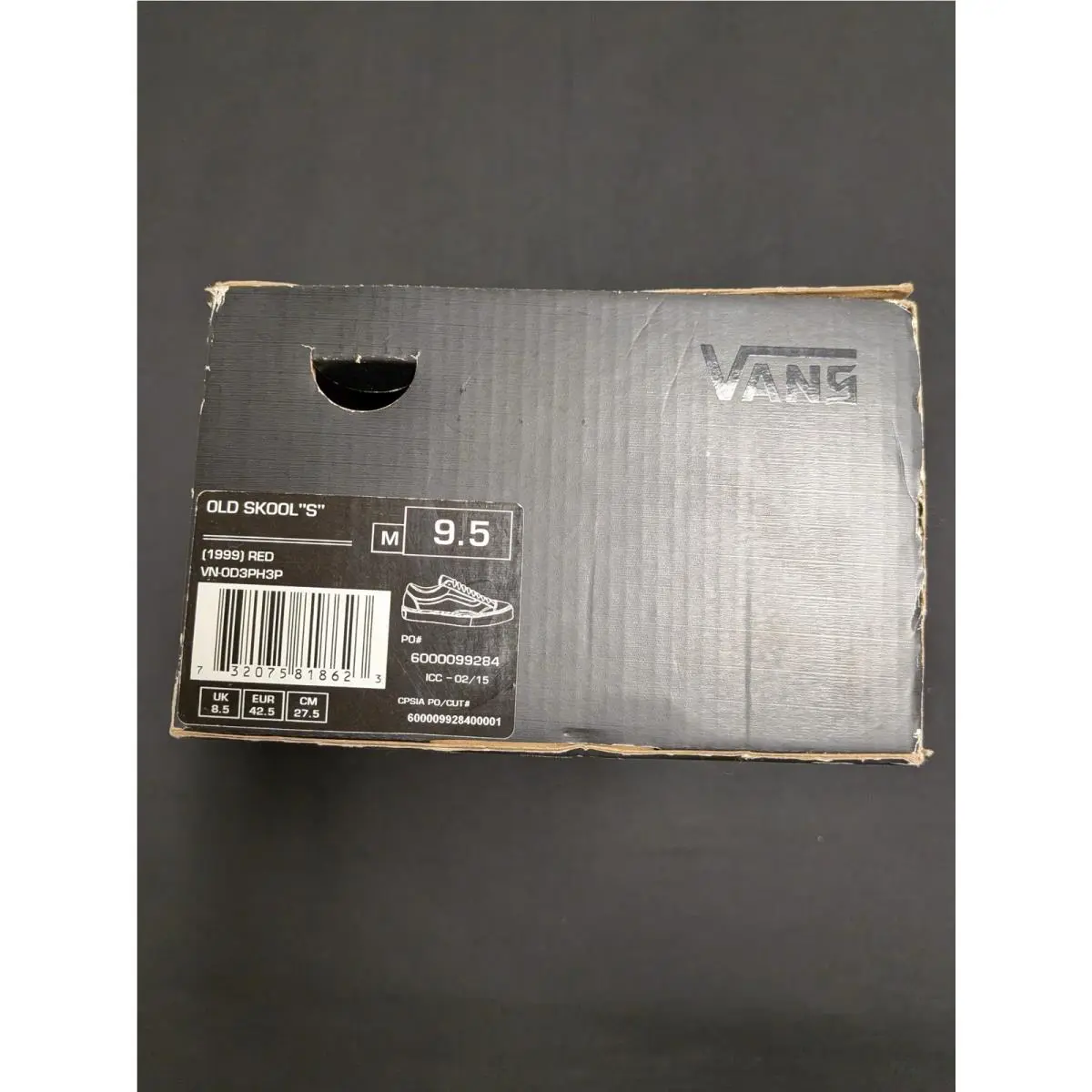 Vans shoes - VANS Old Skool - Old Skool - VN-0D3PH3P - Red 11