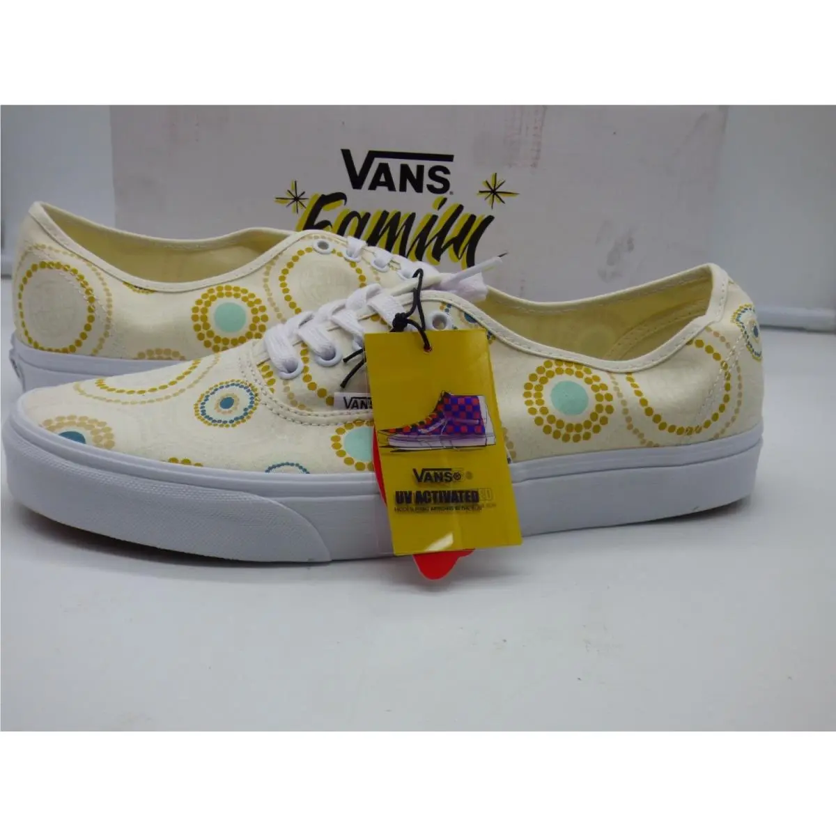 Vans shoes - Light Yellow/ multi (UPC: 196015450012) 12