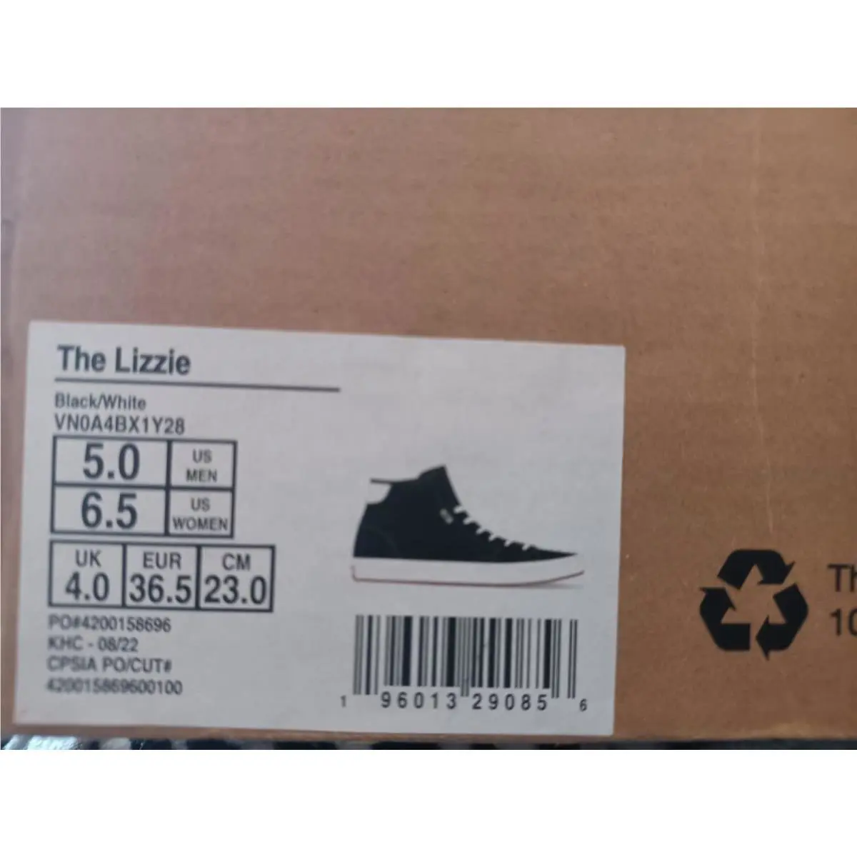 Vans shoes - VANS The Lizzie - The Lizzie - VN0A4BX1Y28 - Black/White 10