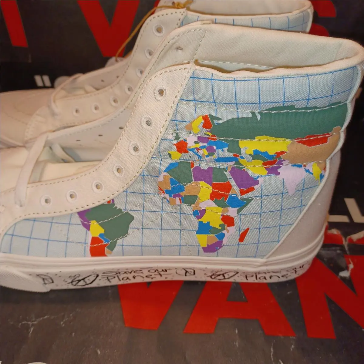 Vans shoes - VANS SK8-Hi Reissue - Reissue - White 2