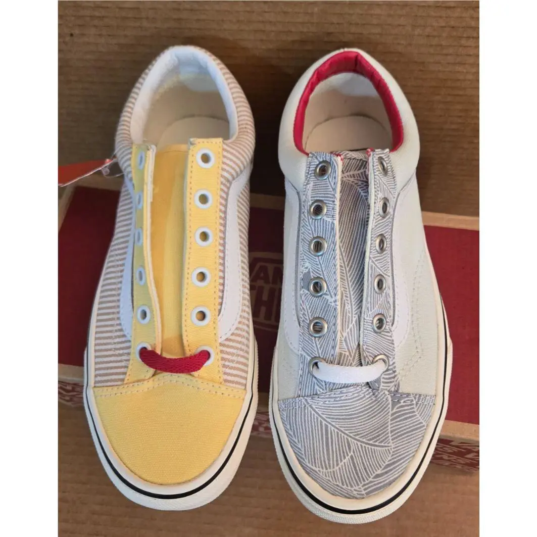 Vans shoes - Vans Style 36 - Style - Stripe/Floral (Mismatch) 8