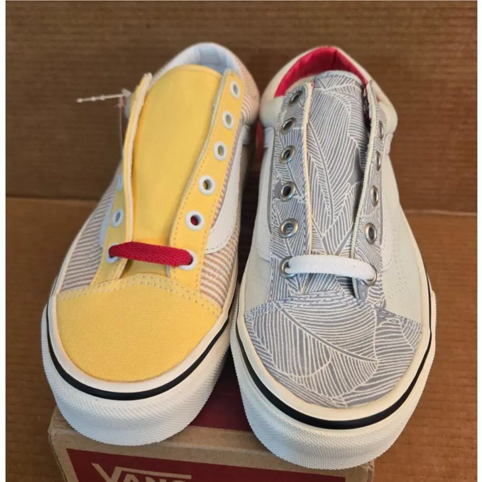 Vans shoes - Vans Style 36 - Style - Stripe/Floral (Mismatch) 1
