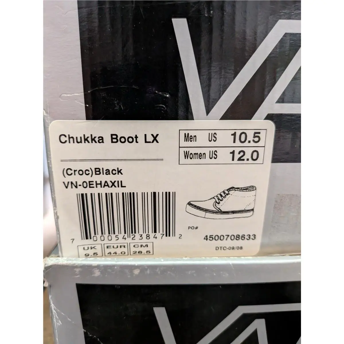 Vans shoes - VANS Chukka - Chukka - VN-0EHAXIL - Black 5