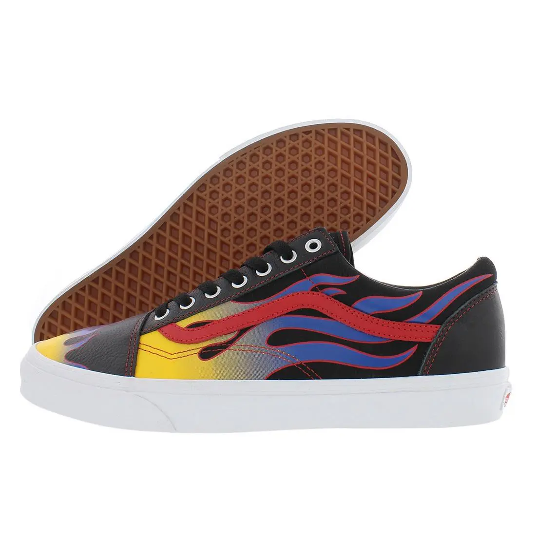 Vans Old Skool Unisex Shoes Size 8 Color: Black/red