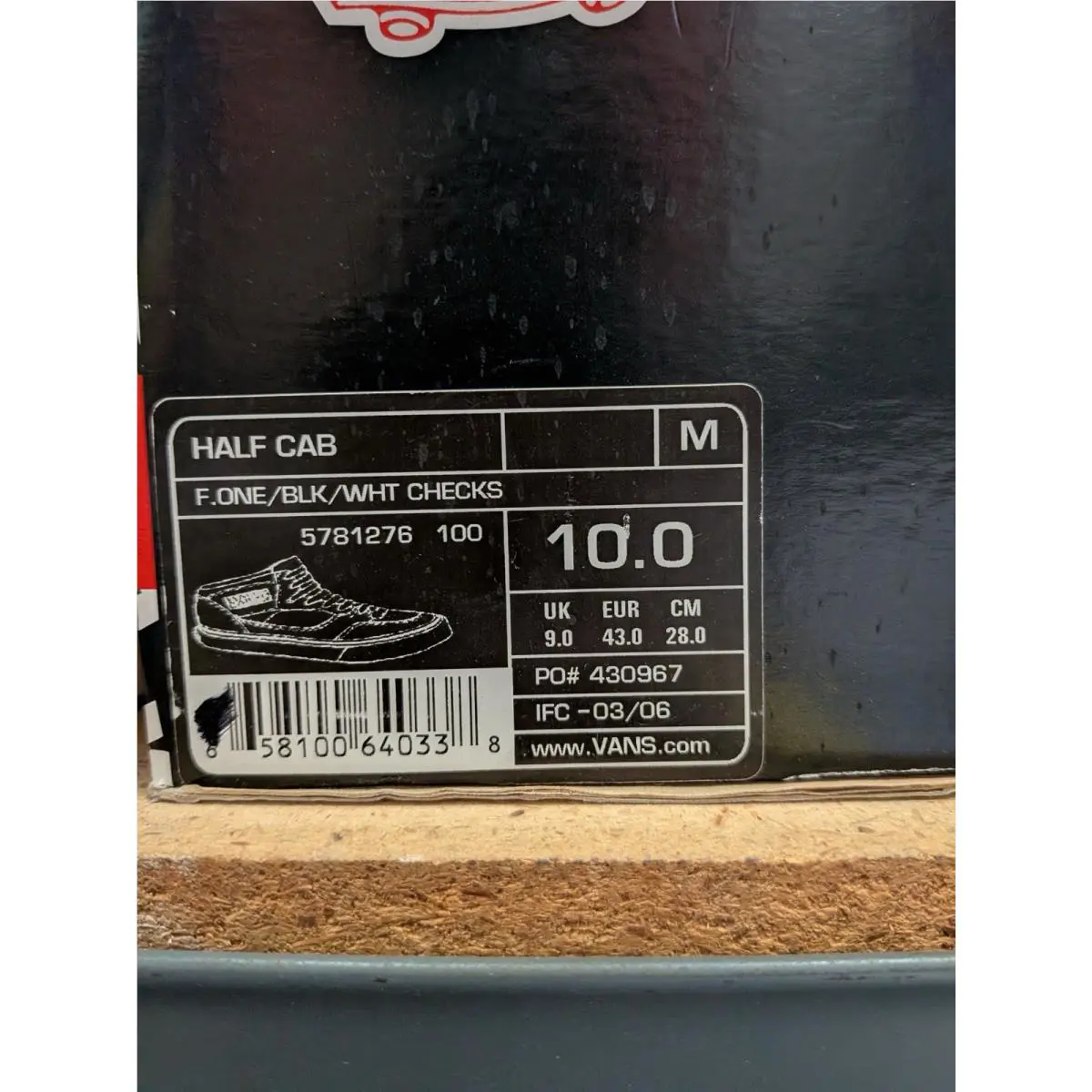 Vans shoes - VANS Half Cab - Half Cab - 5781276 100 - Black 15
