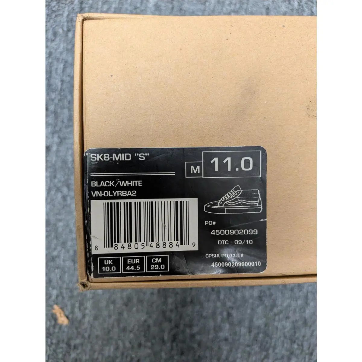 Vans shoes - VANS Sk8-Mid - VN-0LYRBA2 - Black 5