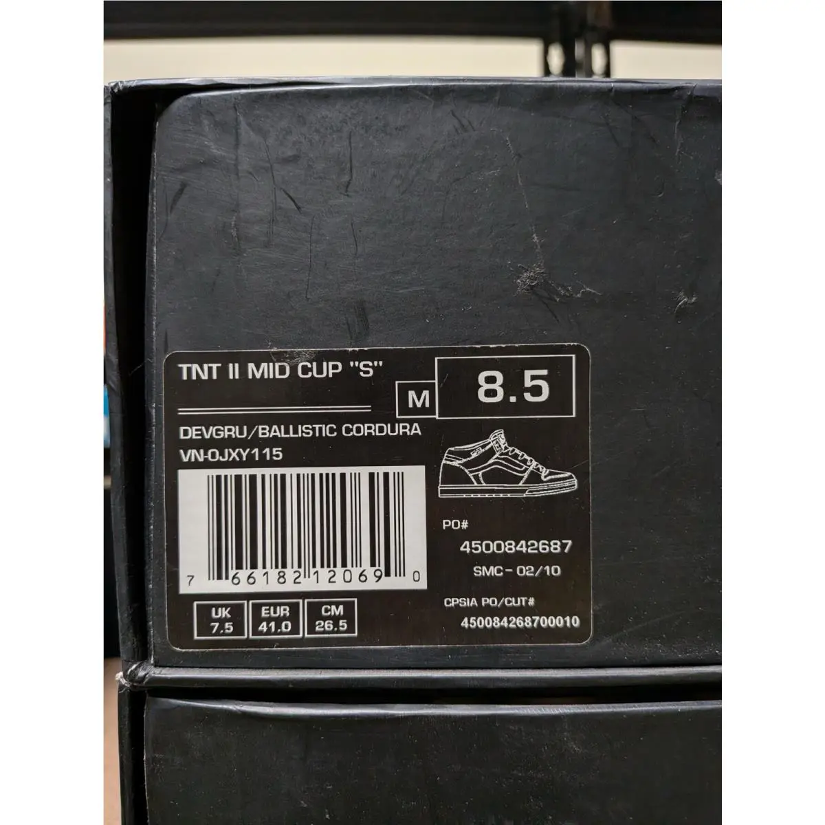 Vans shoes - VANS TNT 2 - TNT - VN-OJXY115 - Black 5