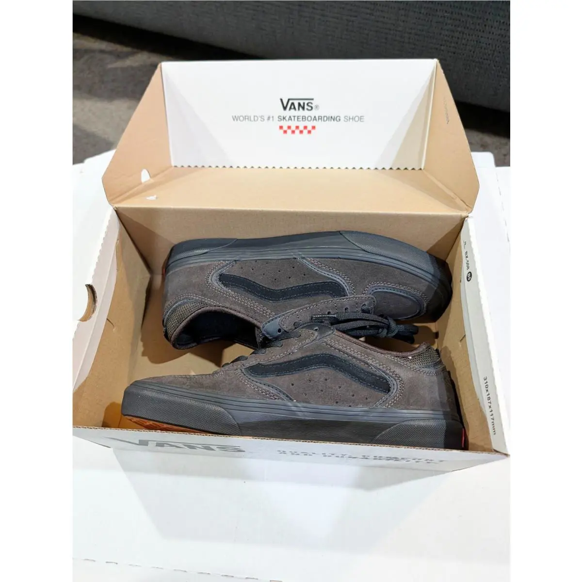 Vans Skate Rowley Classic Chocolate Brown/black Size US Mens 6.5