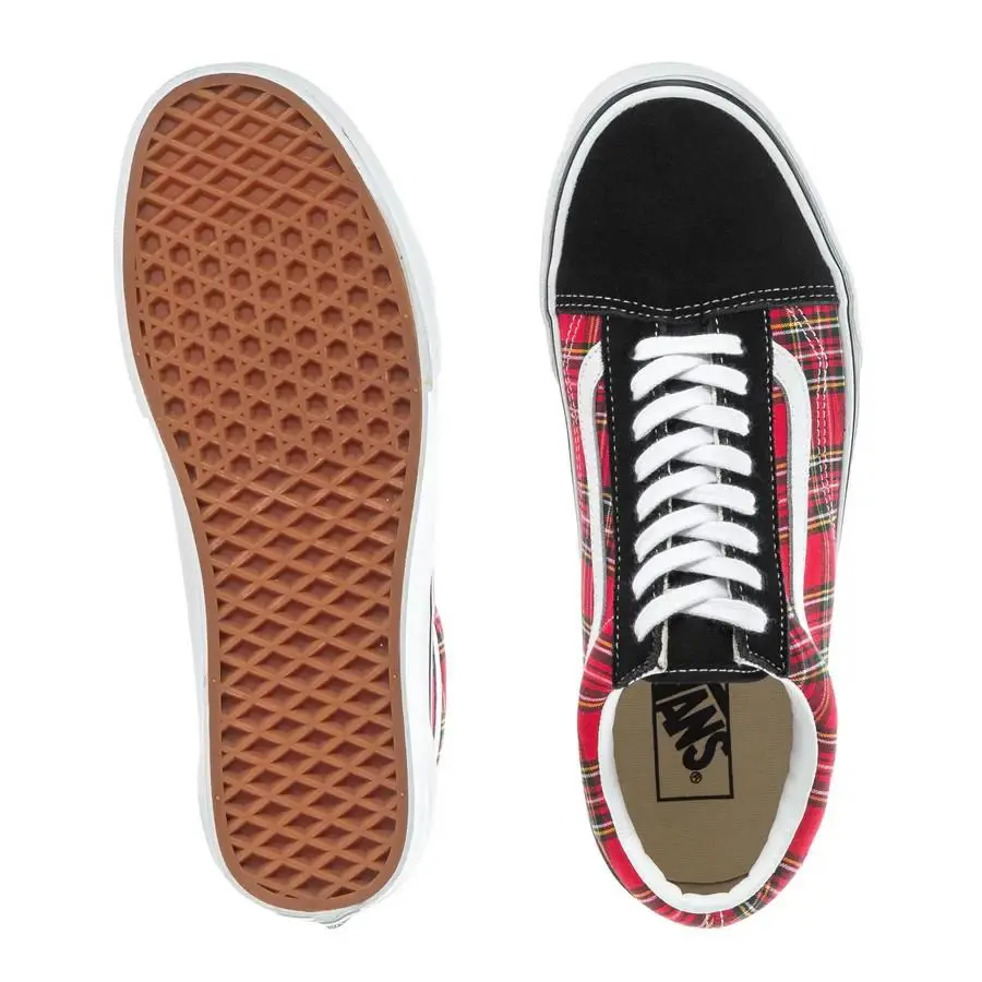 Vans shoes - Plaid Red/White - VN000E9TRED 3