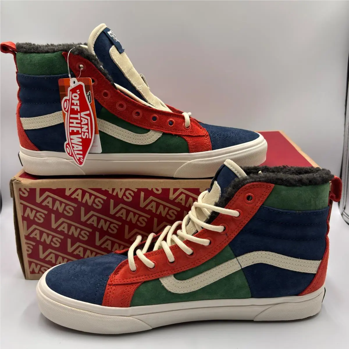 Vans Sk8-Hi Mte Colorblock Suede High Top Sneakers Mens 9.5 Womens 11