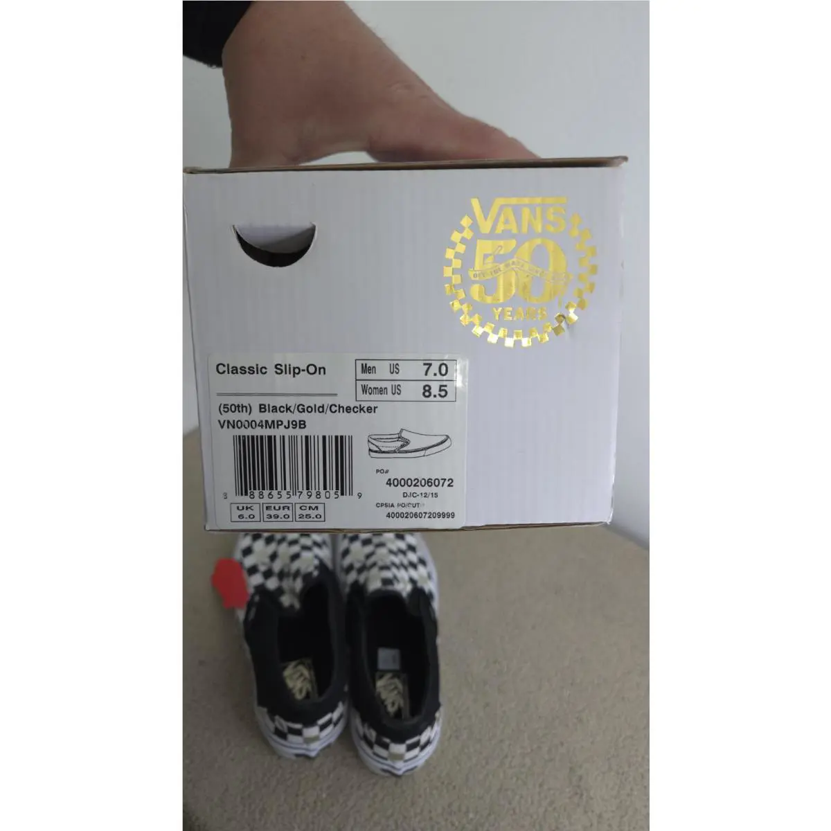 Vans shoes - VANS Slip On - Slip - VN0004MPJ9B - Black 9
