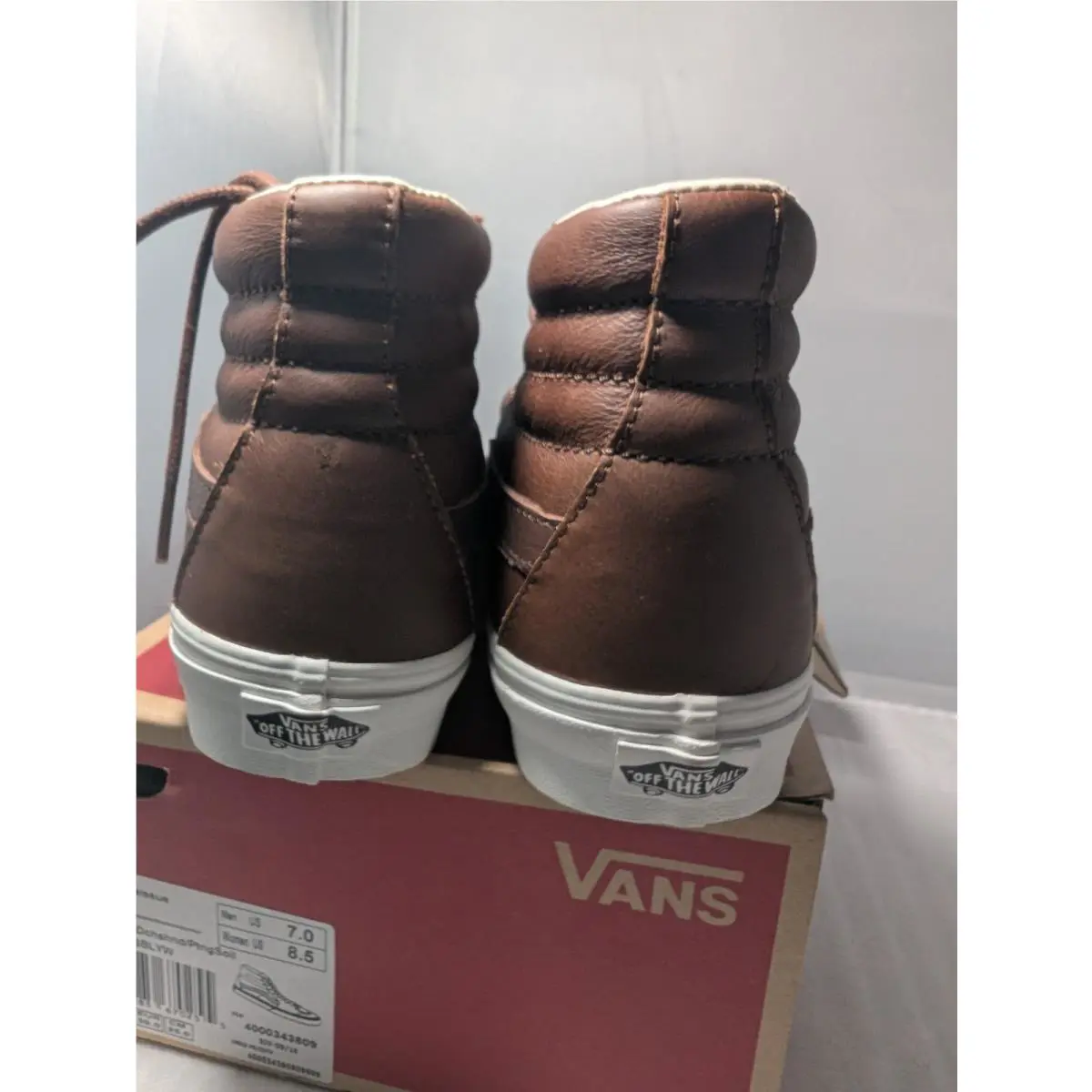 Vans shoes - VANS Sk8-Hi - VN0A2XSBLYW - Brown 1