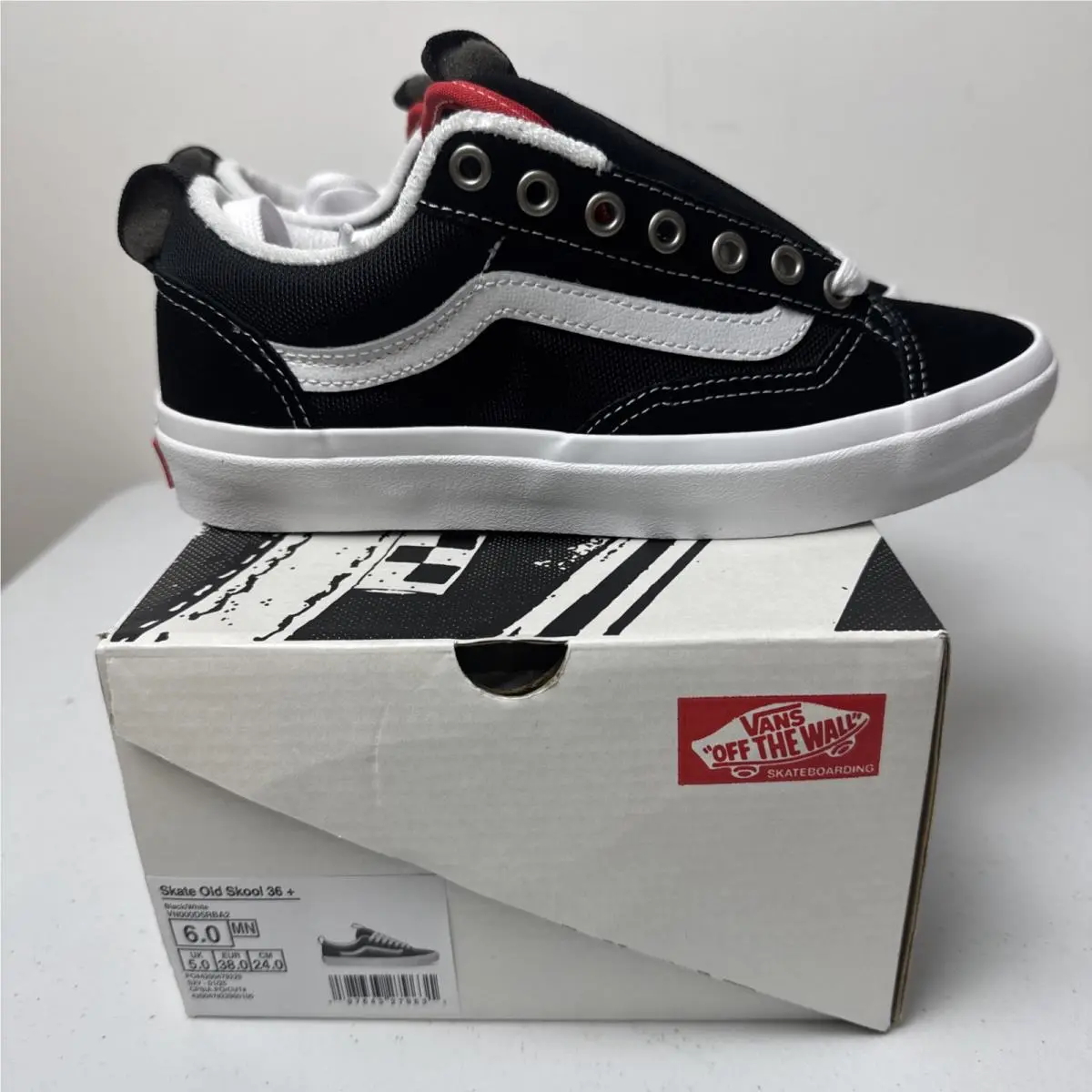 Vans shoes - VANS Old Skool - Old Skool - VN000D5RBA2 - Black / White / Red (UPC: 0197643279631) 0