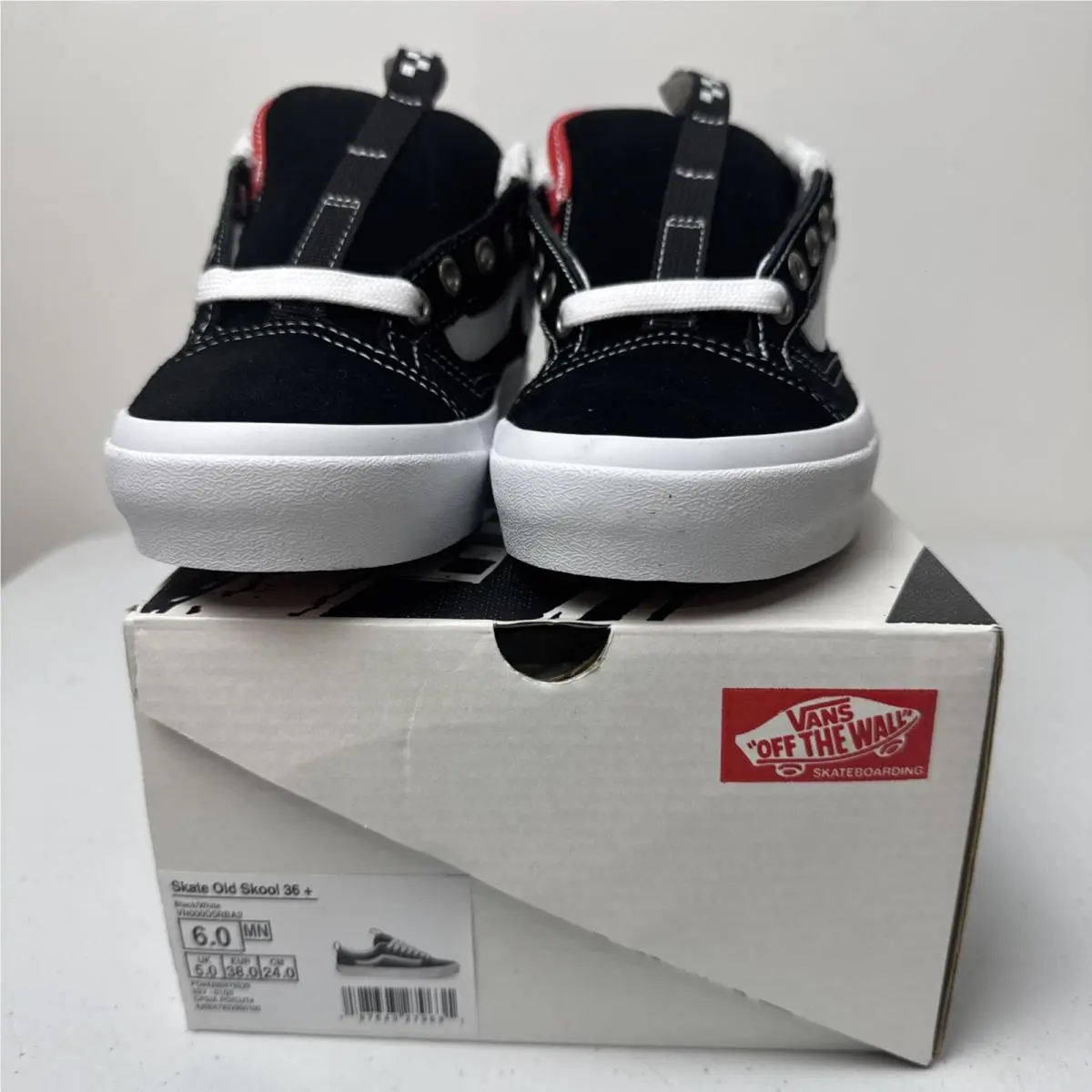 Vans shoes - VANS Old Skool - Old Skool - VN000D5RBA2 - Black / White / Red (UPC: 0197643279631) 4