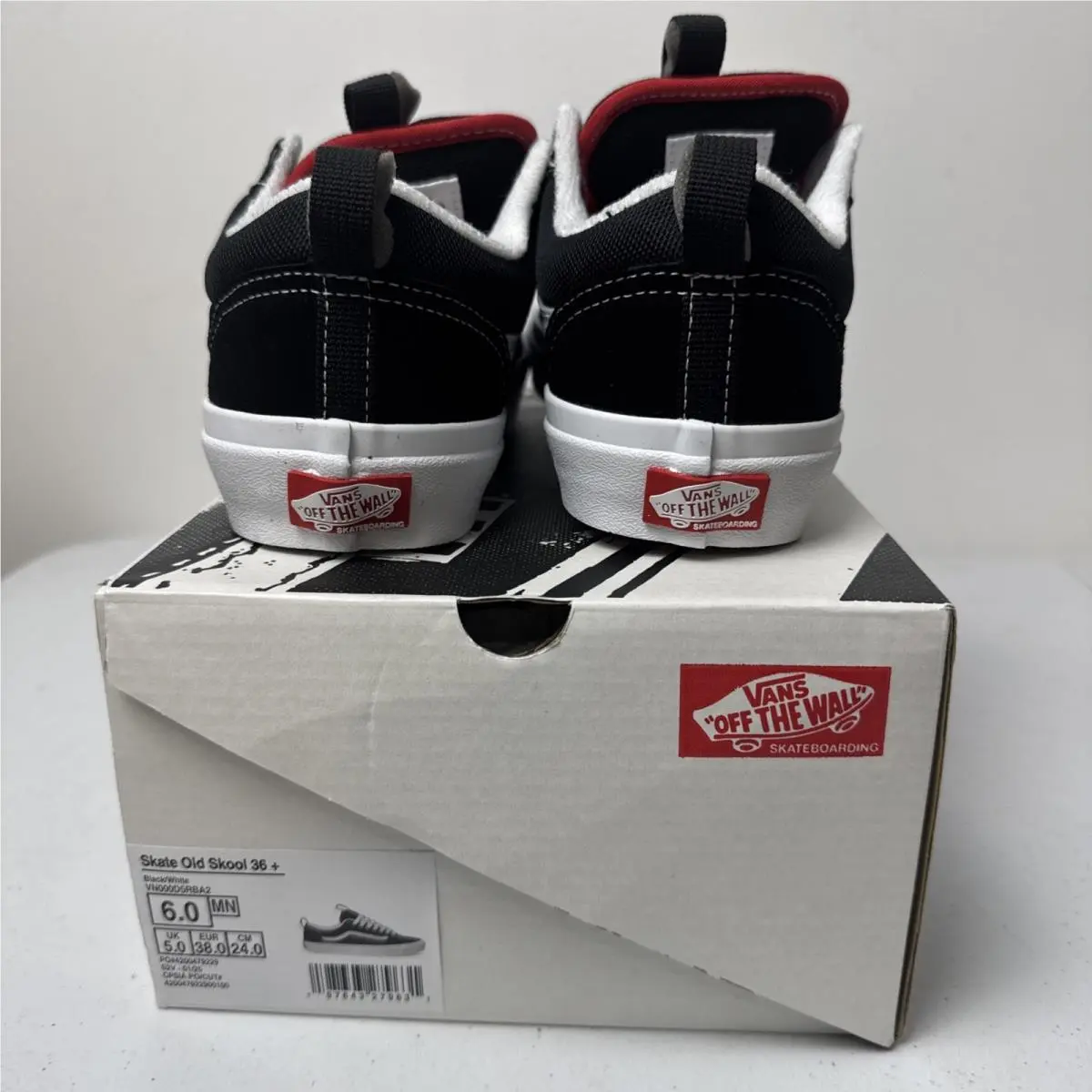 Vans shoes - VANS Old Skool - Old Skool - VN000D5RBA2 - Black / White / Red (UPC: 0197643279631) 5