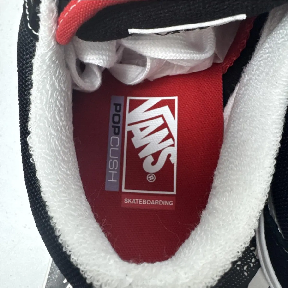 Vans shoes - VANS Old Skool - Old Skool - VN000D5RBA2 - Black / White / Red (UPC: 0197643279631) 7