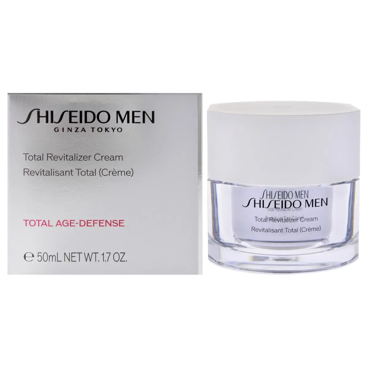Total Revitalizer Cream by Shiseido For Men - 1.7 oz Cream