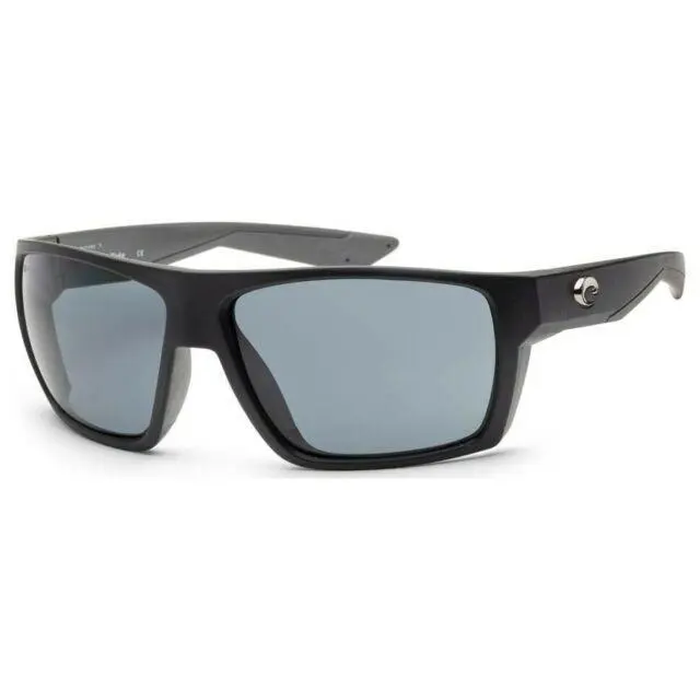 Costa Del Mar Blk 124 Ogp 58-18 122mm Matte Black Rectangular