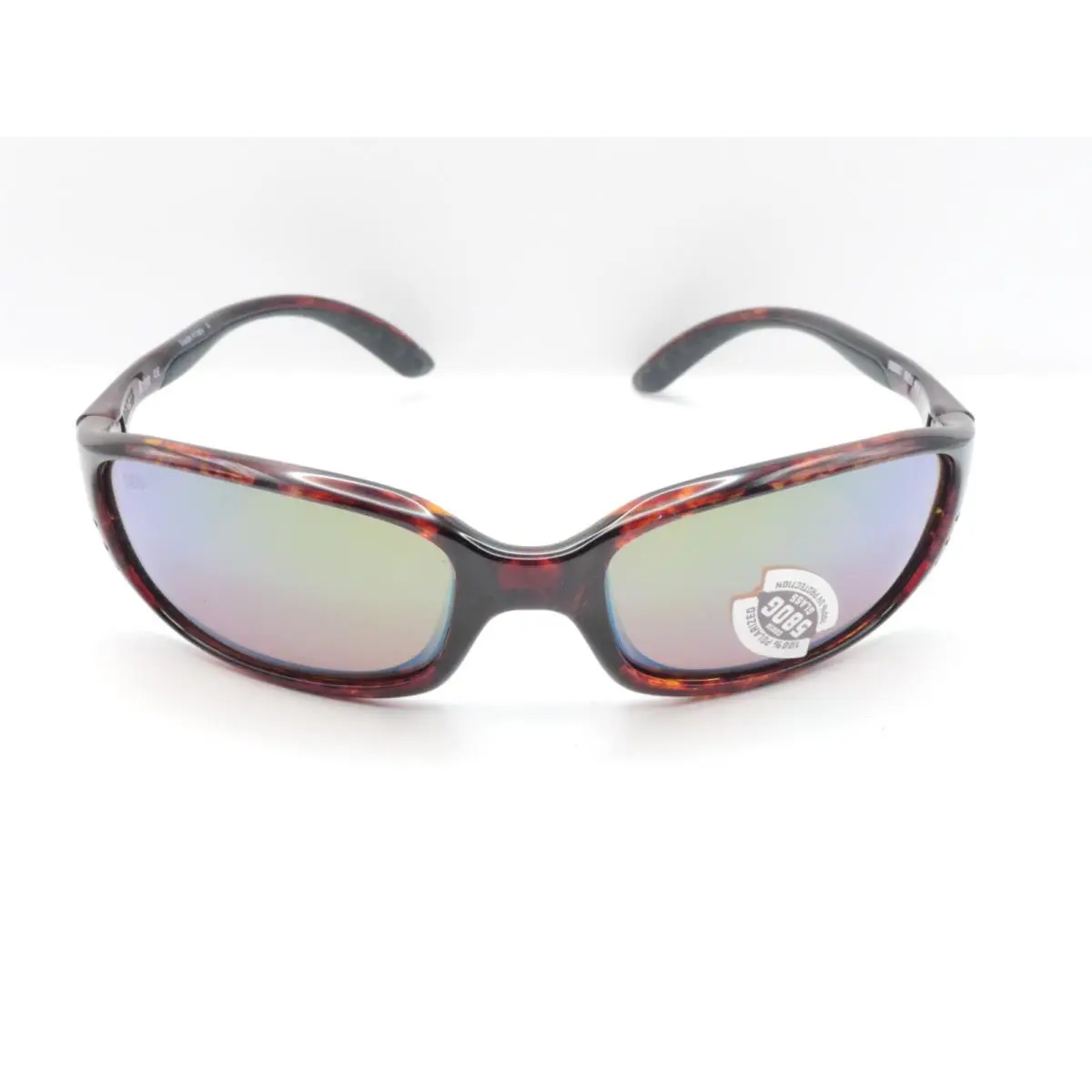 Costa Brine 06S9017 Men`s Polarized Sunglasses Tortoise/grn Mirror 59-18-130