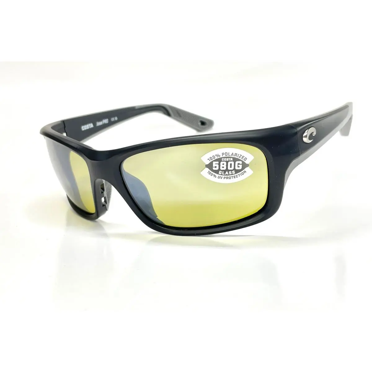 Costa Del Mar Jose Pro Black Grey Frame Sunrise Mirror 580G Glass Lens