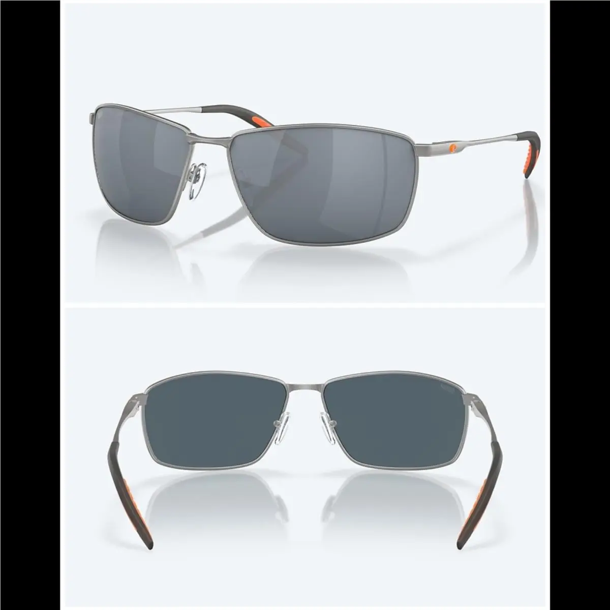 Costa Del Marmen`s Polarized Sunglasses Turret 6S6009 Matte/gray Silver