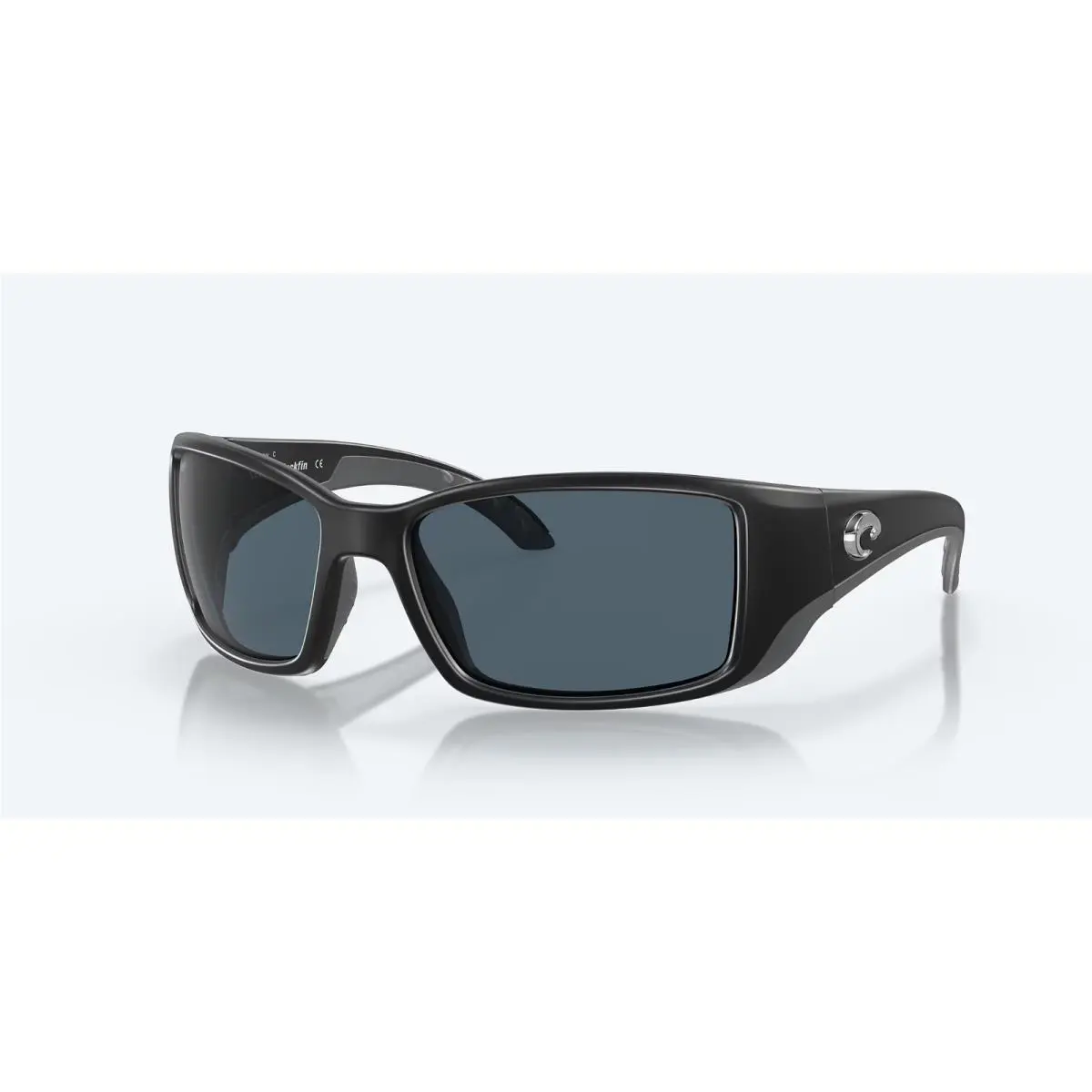 Costa Del Mar Sunglasses Blackfin Matte Black / Gray Polarized 580P Plastic Lens