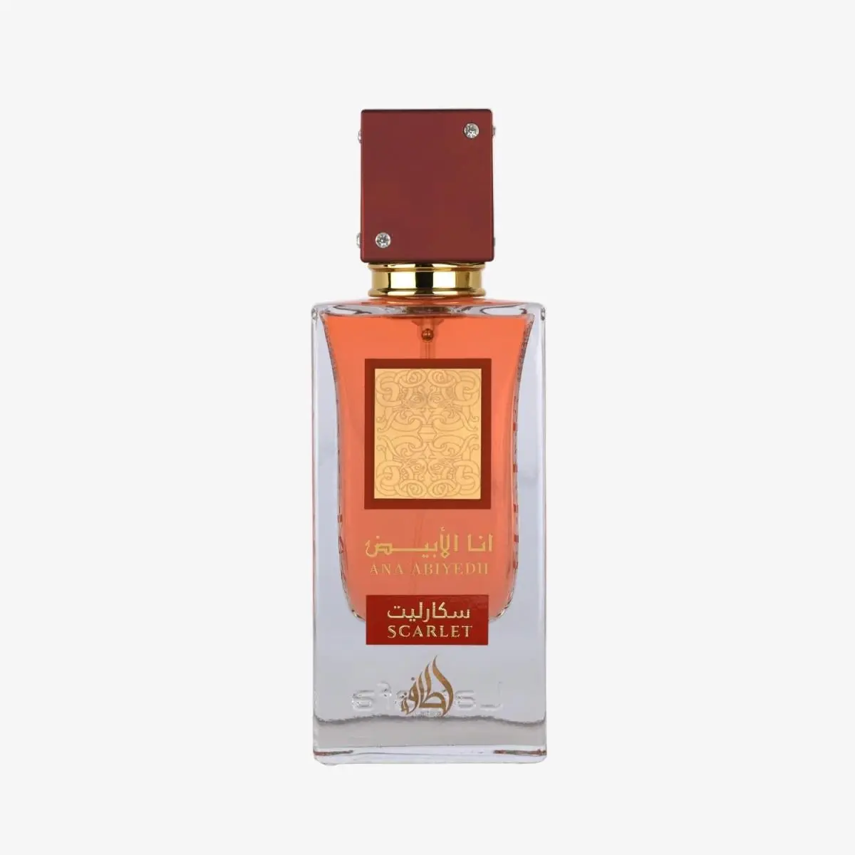 Lattafa Ana Abiyedh Scarlet – Fruity Floral Spicy 2 Fl Oz Pack of 1 Red