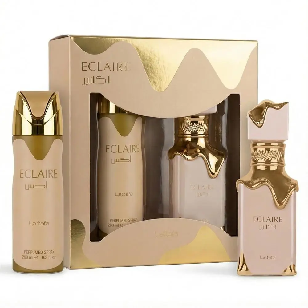 Lattafa Eclaire 2 Pcs Gift Set with 100ml Edp + 200ml Perfumed Spray