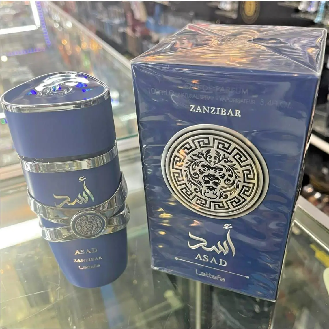 Asad Zanzibar by Lattafa 3.4 oz 100 ml Eau de Parfum Edp For Him Box