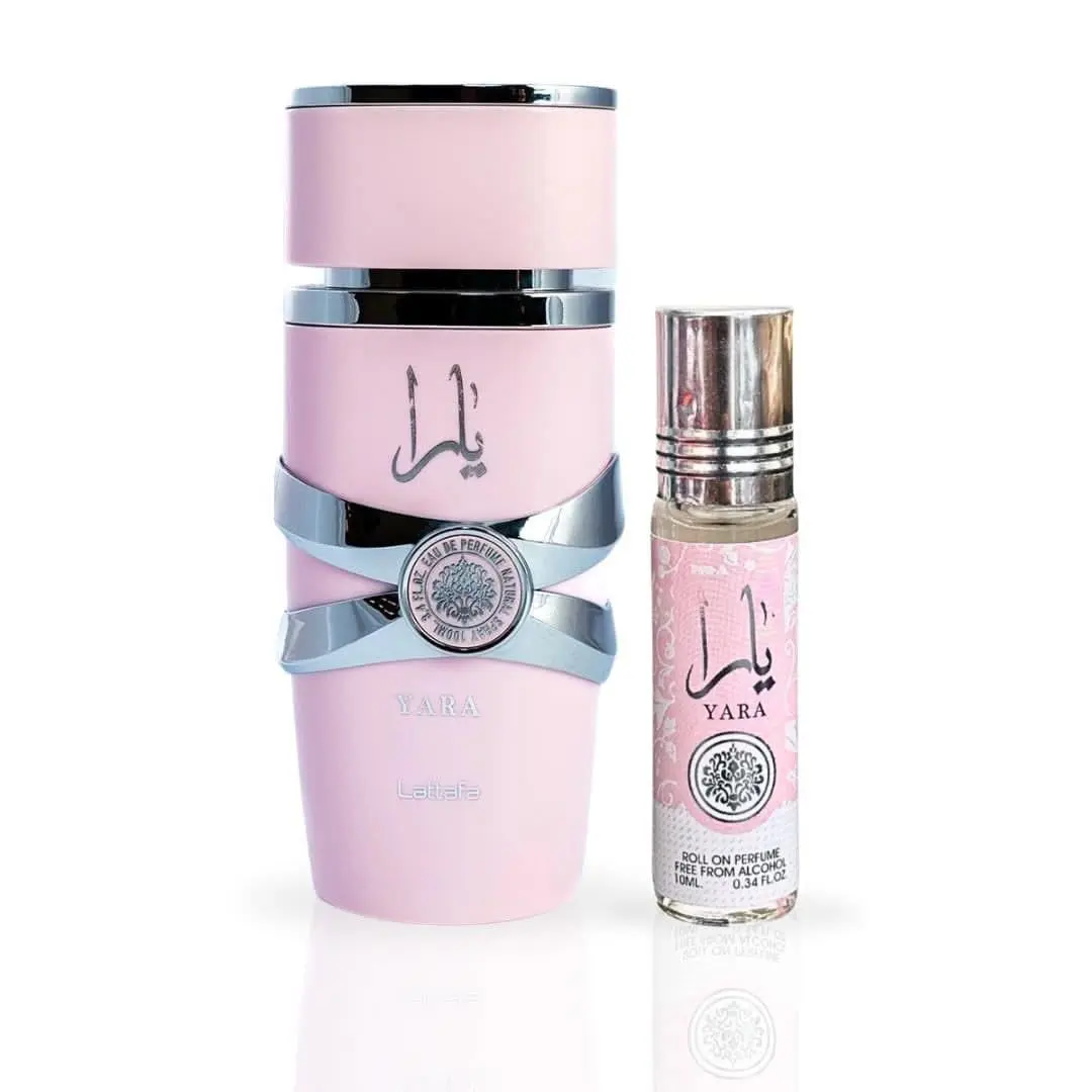 Yara Edp 100ml  Yara Cpo 10ml by Ard Al Zaafaran Bundle by Lattafa