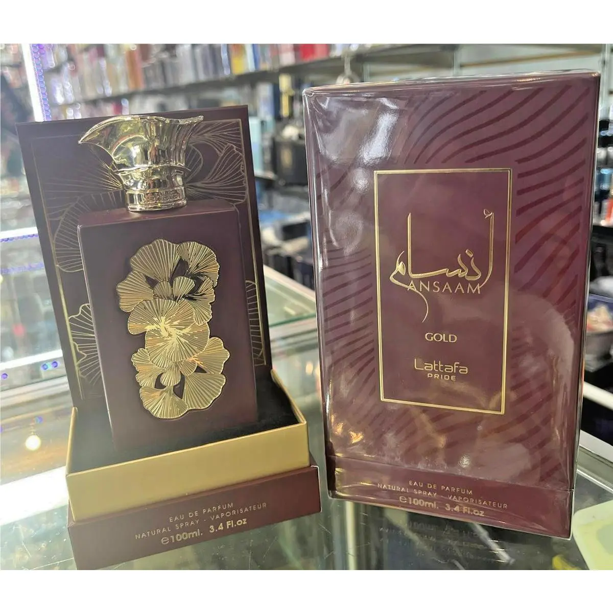 Ansaam Gold by Lattafa 3.4 oz 100 ml Eau de Parfum Edp For Her Box