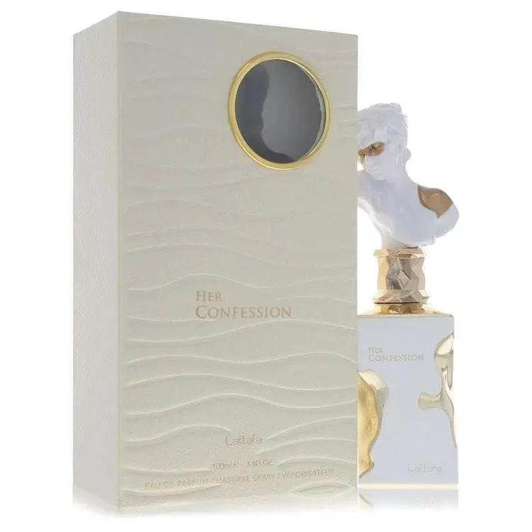 Her Confession by Lattafa Eau De Parfum Spray 3.4 oz-100 ml For Women