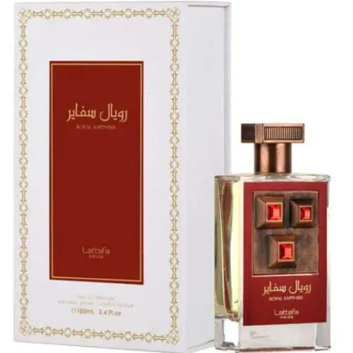 Lattafa Pride Royal Sapphire by Lattafa Eau De Parfum Spray Unisex 3.4 oz For