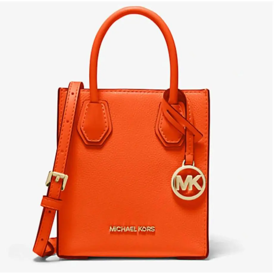 Michael Kors Mercer Medium Pebbled Leather Crossbody Bag