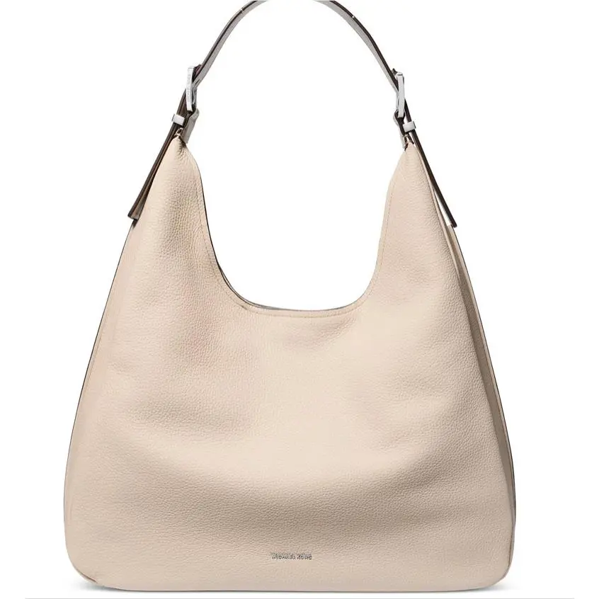 Michael Kors Nolita Extra-large Leather Hobo Shoulder Bag Light Sand