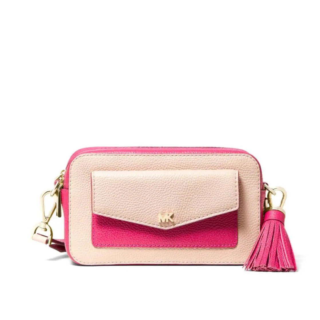 Michael Kors Small Two-tone Leather Camera Bag Soft Pink 32S9LF5C5T