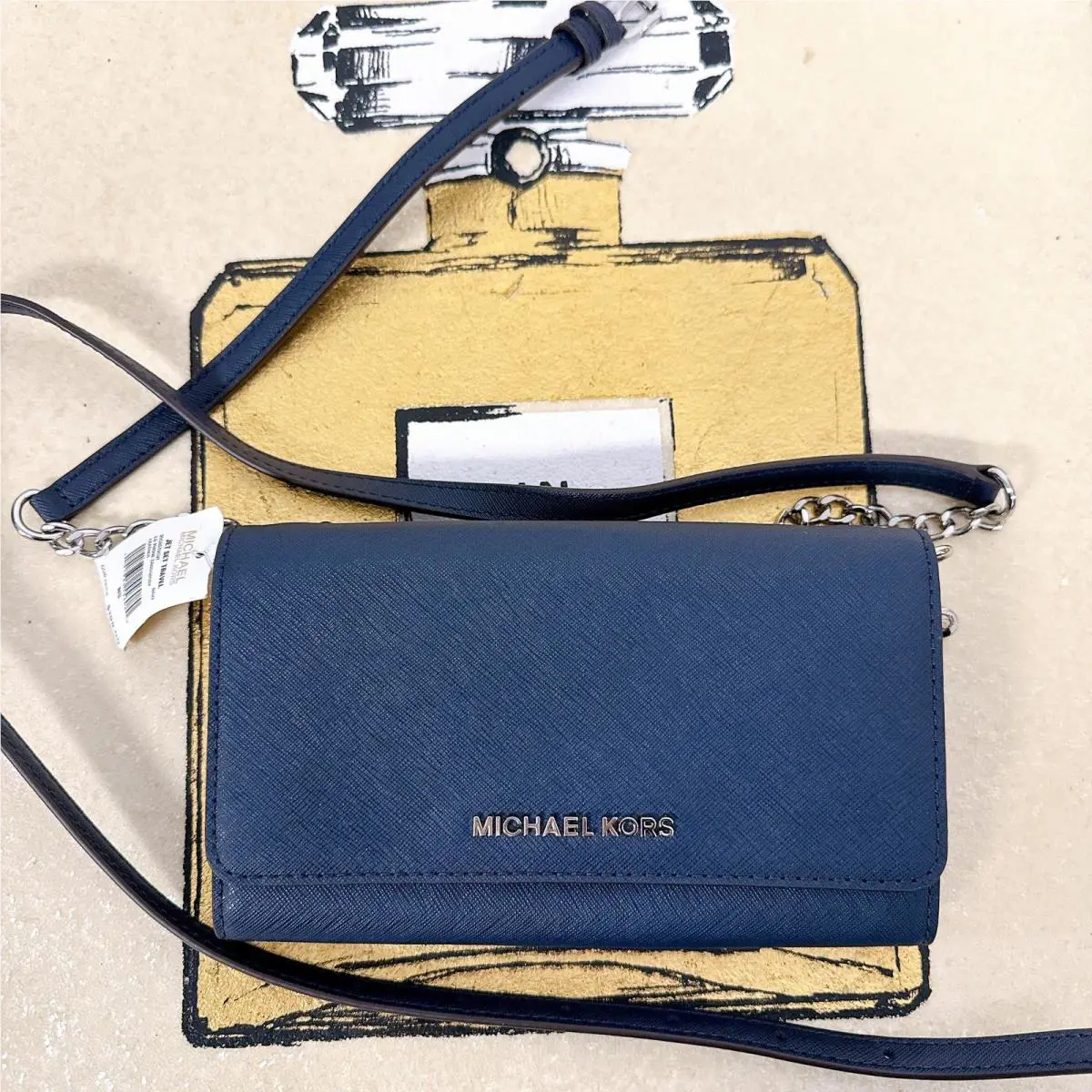 Michael Kors 35S8STVC9T Jet Set Travel Large Messenger Bag