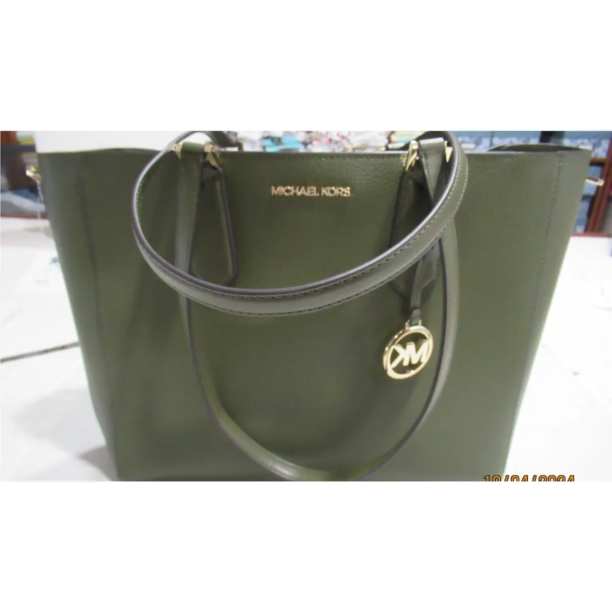 Michael Kors. 3 IN 1 Tote Kimberly Olive Green