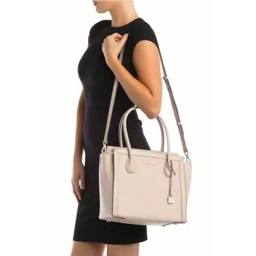 Michael Kors Mercer Studio Large EW Leather Tote Satchel Bag P