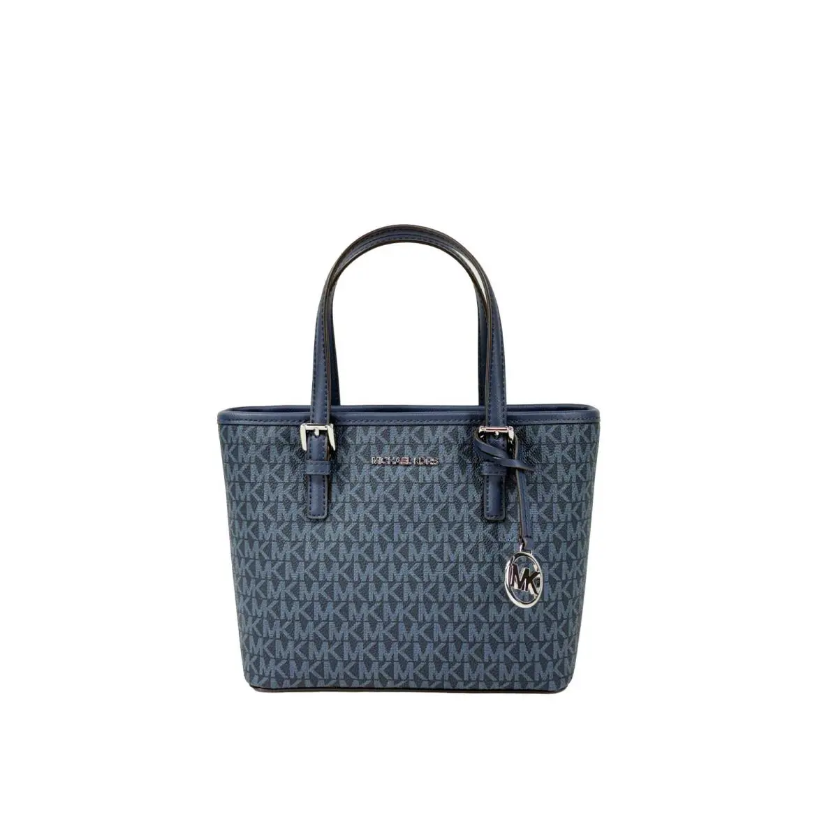 Michael Kors Navy Signature XS Carryall Tote Bag