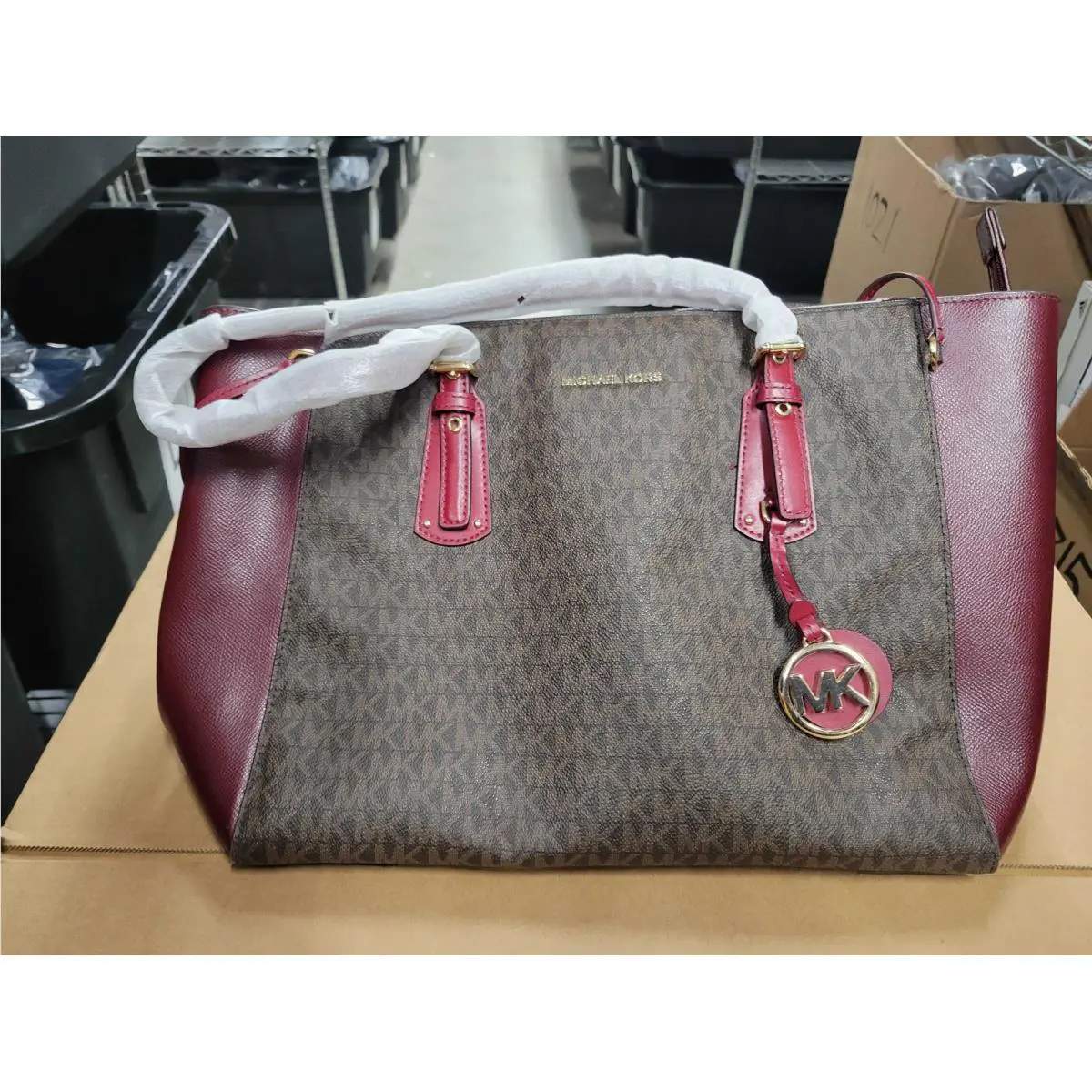 Michael Kors - Women’s Handbag Brown/burgundy Tote Bag