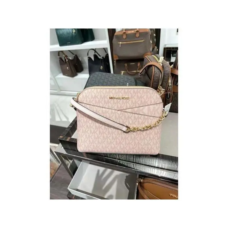 Michael Kors Jet Set Travel Medium Logo Dome Crossbody Multi
